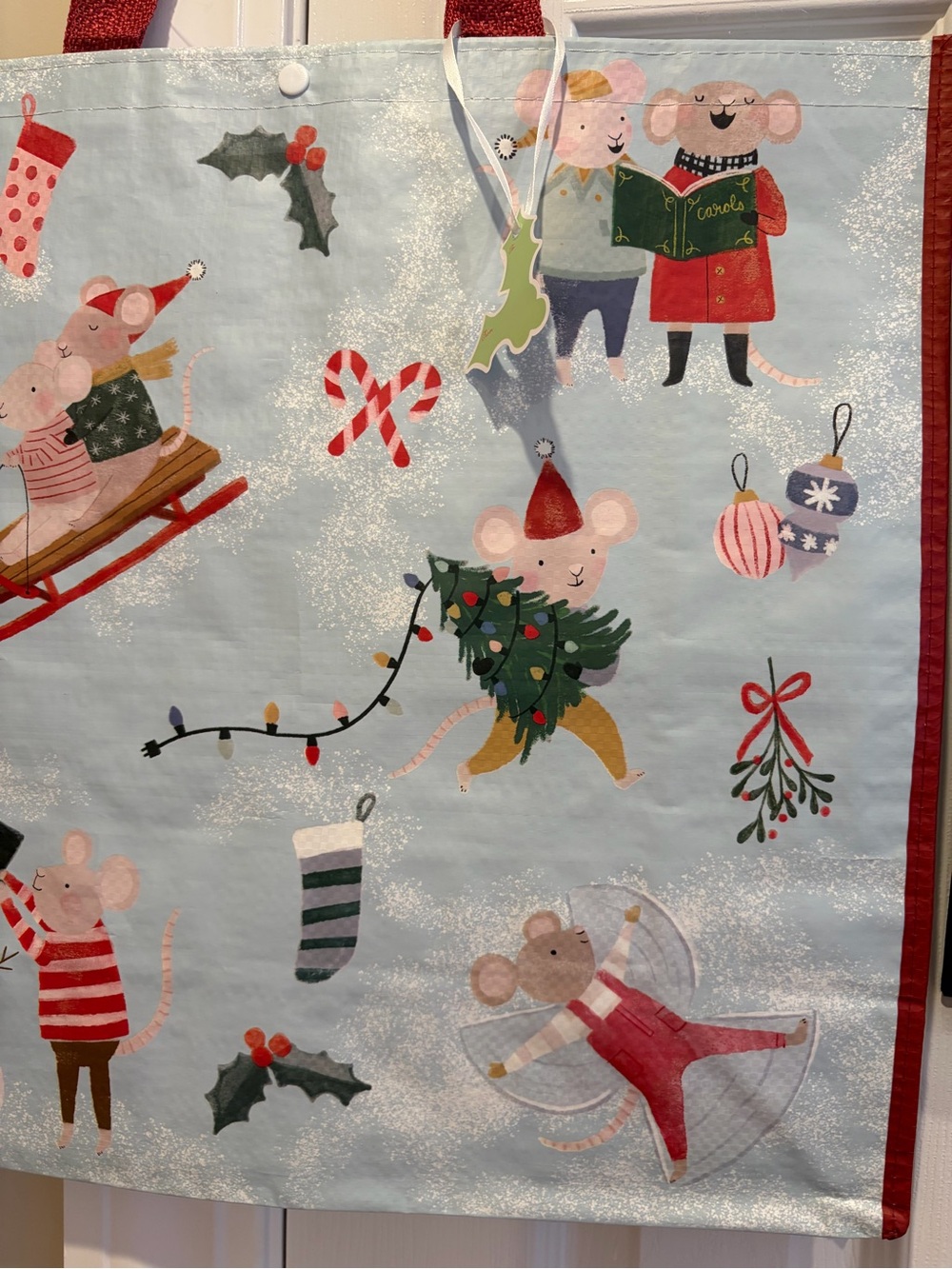 TJ Maxx/ Marshalls Holiday Cat & Mouse Reusable Tote Bags ๐ฑ๐๐
๐ป๐ญ - Picture 6 of 13